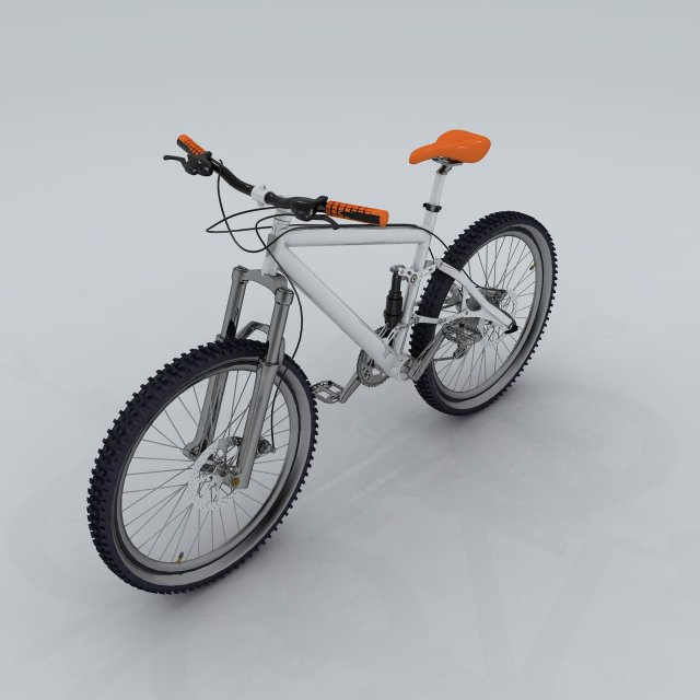 transport - bike 02 3D Model .c4d .max .obj .3ds .fbx .stl .blend 