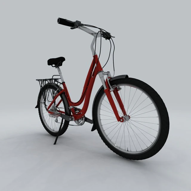 transport - bike 04 3D Model .c4d .max .obj .3ds .fbx .stl .blend 