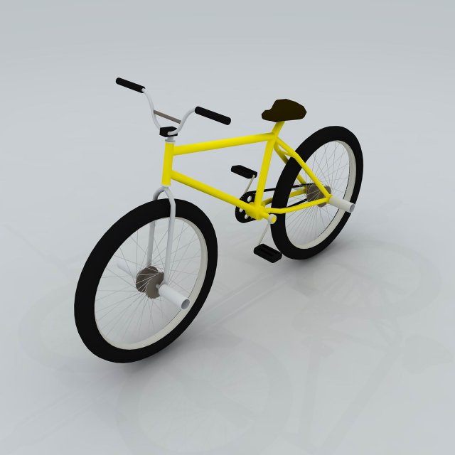 transport - bike 10 Model 3D .c4d .max .obj .3ds .fbx .stl .blend