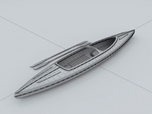 transport - boat 02 3D Model