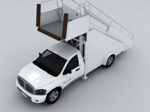 transport - car boarding 3D 模型