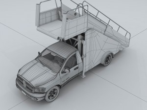 transport - car boarding 3D 모델