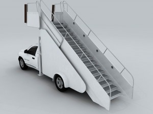 transport - car boarding 3D 모델