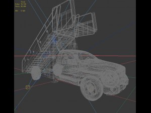 transport - car boarding 3D 모델