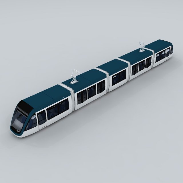 transport - metro 03 3D 模型 .c4d .max .obj .3ds .fbx .stl .blend 