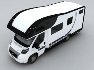 交通-房车旅行 3D 模型