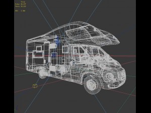 transport - rv travel Model 3D