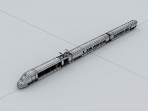 transport - train 01 Modelo 3D