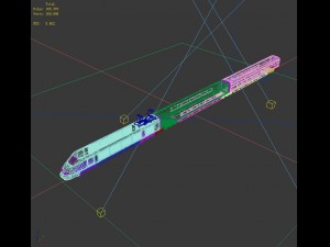 transport - train 01 Modelo 3D