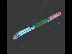 transport - train 01 3D Model