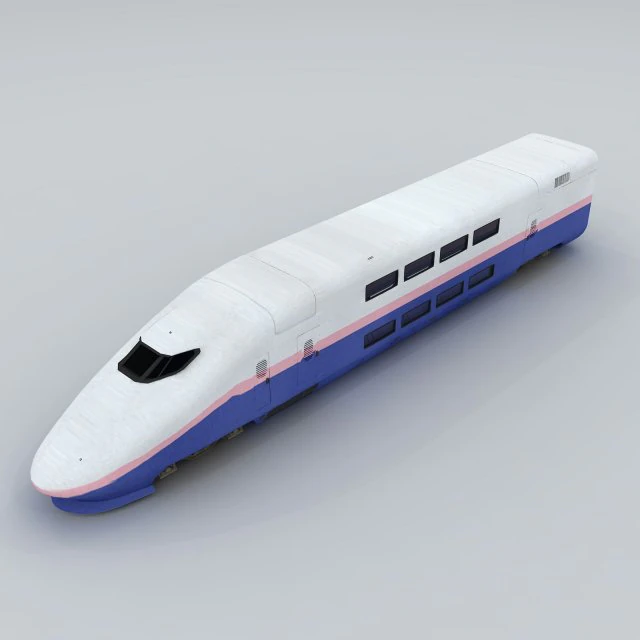 transport - train 02 3D Model .c4d .max .obj .3ds .fbx .stl .blend 