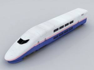 transport - train 02 Modèle 3D