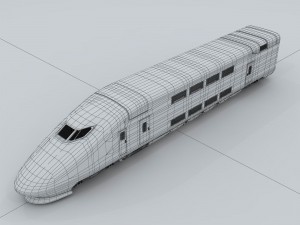 transport - train 02 3D Model