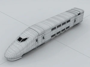 transport - train 02 3D Model
