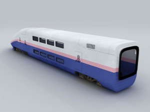 transport - train 02 3D Model