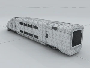 transport - train 02 3D Model