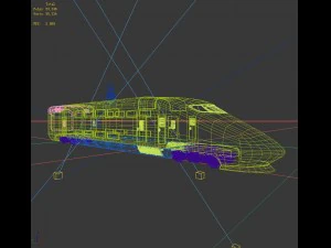 transport - train 02 3D Model