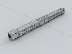 transport - train 03 3D Model