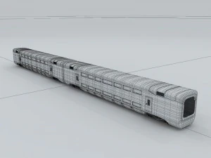 transport - train 03 3D Model