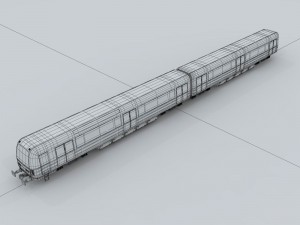 transport - train 04 3D Модель