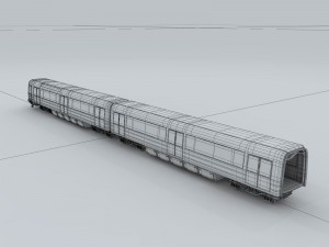 transport - train 04 3D Модель