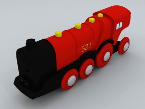 transport - train 08 3D-Modell