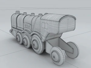 transport - train 08 3D Model