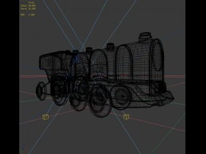 transport - train 08 3D Model