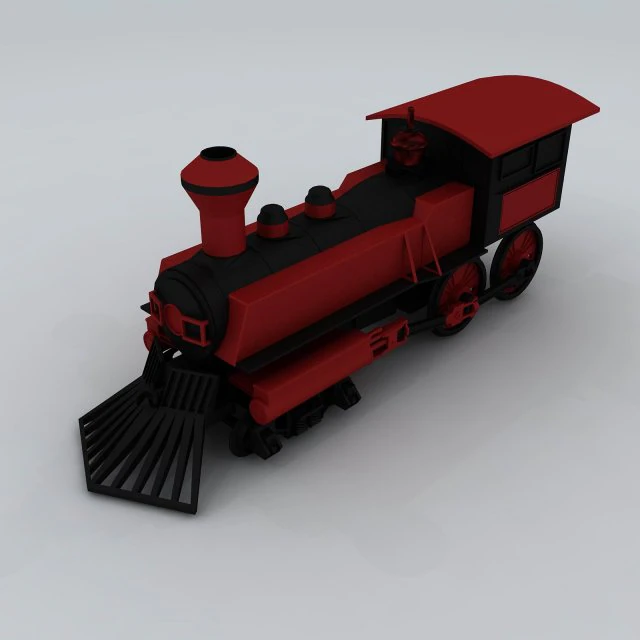 transport - train 09 3D Model .c4d .max .obj .3ds .fbx .stl .blend 