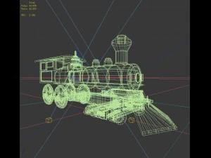 transport - train 09 3D Model