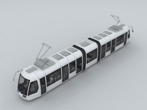 transport - trams 3D Модель