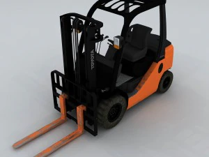 transport - truck forklift 02 3D Model