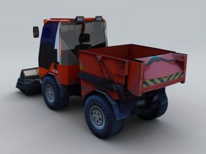 transport - truck forklift 03 3Dモデル