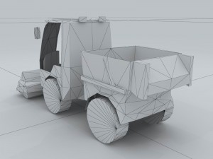 transport - truck forklift 03 3Dモデル