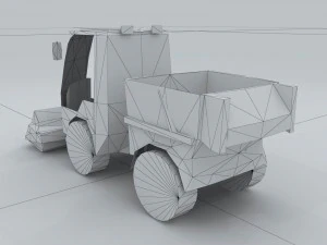 transport - truck forklift 03 3D Model