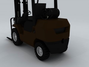 transport - truck forklift 04 3Dモデル