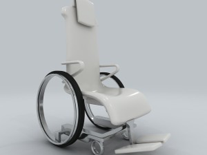 transport - wheelchair 3D-Modell