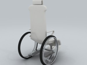transport - wheelchair Modelo 3D