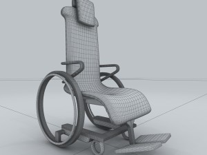 transport - wheelchair Modelo 3D