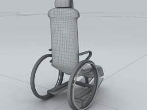 transport - wheelchair Modelo 3D