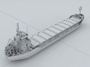 transport freighter 34961 3D Модель