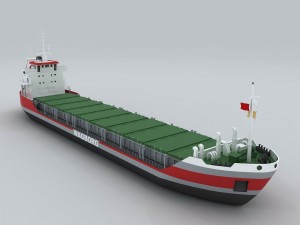 transport freighter 34961 3D Модель