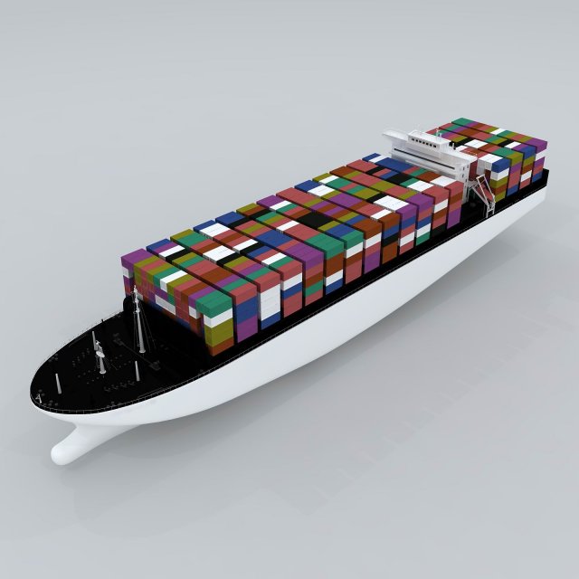 transport freighter 58537 3D 模型 .c4d .max .obj .3ds .fbx .stl .blend 