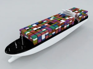 运输货轮 58537 3D 模型