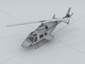 transport helicopter Modello 3D