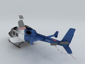 transport helicopter Modello 3D