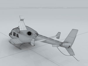 transport helicopter Modello 3D