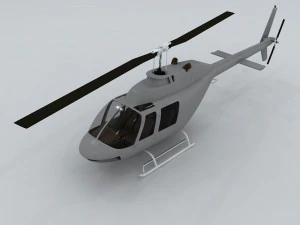transport helicopter 75533 3D Model