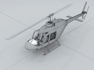 transport helicopter 75533 3D Model