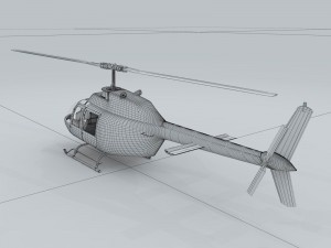 transport helicopter 75533 Modèle 3D